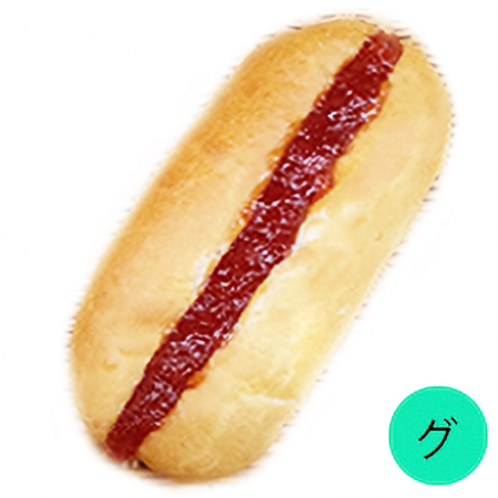 イチゴジャムパン画像